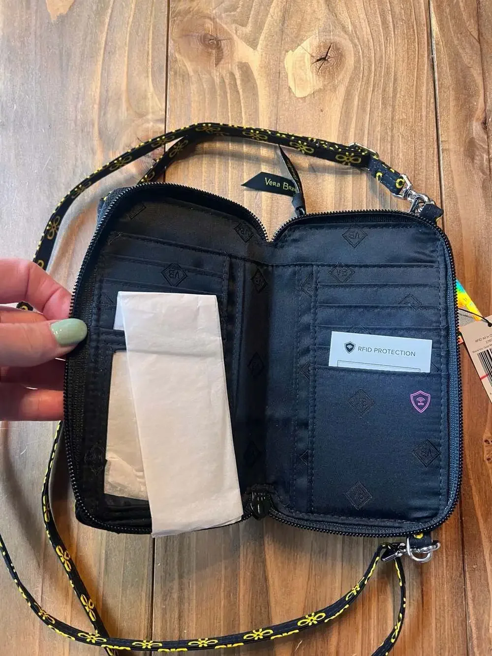Vera Bradley U.S. Army RFID All In One Crossbody Wallet - Picture 3 of 4